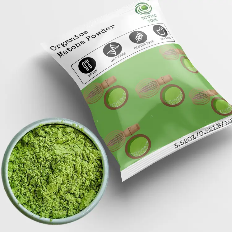 Organic and delicious Matcha powder is simple and convenient and easy to carry