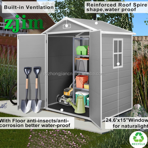 Dễ dàng lắp ráp sân sau vườn các tòa nhà nhựa vườn lưu trữ công cụ nhà kho lưu trữ ngoài trời - Product Image 5