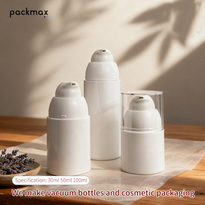 Stocky PP Airless Pump <b>Bottles</b> 30-100ml – Refillable Empty for Serum, Lotion & Sunscreen - Product Image 6