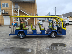 Autobús Turístico de Gasolina Animado Más Vendido, Autobús de Transporte de Pasajeros a Gasolina, Productos de Autobuses Turísticos de 11/14 Asientos - Product Image 5