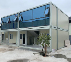 ตู้คอนเทนเนอร์แบบขยายได้ 60 ฟุต 12 ห้อง โครงสร้างเหล็ก พร้อมทางหนีไฟ ระบบไฟฉุกเฉินเพื่อความปลอดภัยตามมาตรฐาน - Product Image 3