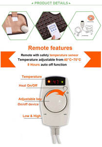 Pop Relax Spa perawatan kesehatan bahu punggung sabuk pijat jaket panas bantalan pemanas infra merah terapi batu turmalin penghilang nyeri - Product Image 6