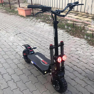 สกู๊ตเตอร์ไฟฟ้า OEM 100 กม. แรงทรงพลัง โครงอะลูมิเนียม มอเตอร์คู่ พับได้ ยางหน้ากว้าง 11 นิ้ว 60V 38Ah กันน้ำ ระบบกันสะเทือนเต็มรูปแบบ NFC - Product Image 1
