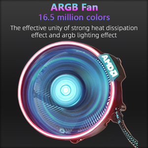 125W Original Prism Round Cpu Cooler With 90Mm Pwm Argb <b>Fan</b> Customizable Cpu Radiator Cooling Am4 Am5 Cpu Air Cooler - Product Image 5