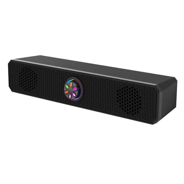 Wired 360 Surround Stereo Subwoofer Sound Bar System with 3.5 Aux USB for TV Computer Phone-Home Use