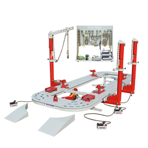 Machine de carrosserie pneumatique-hydraulique TFAUTENF avec plateforme de 17 pieds pour le redressage et la réparation des châssis automobiles - Product Image 1