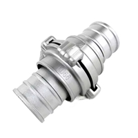 Tanduk Rusia standar aluminium Aloi Jet api Nozzle perlengkapan pemadam kebakaran aksesori untuk Fire Hydrant
