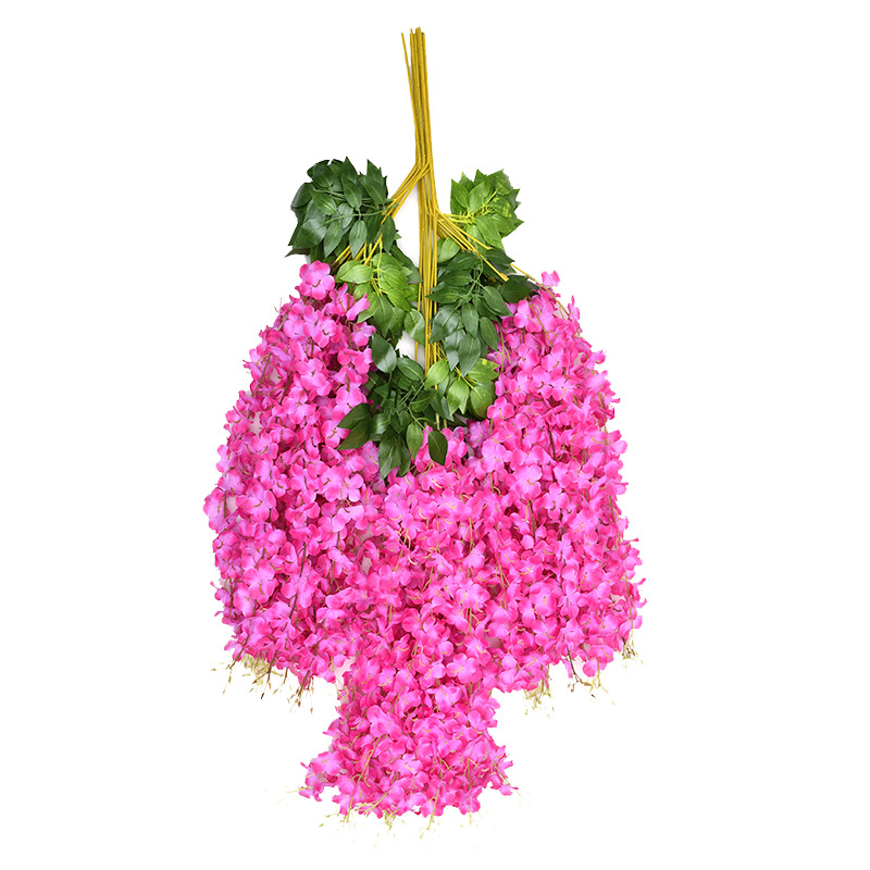 Artificial Silk Wisteria Vine Rattan Garland - Perfect Home SNH001 for Wedding Home Decor
