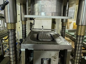 <span class=keywords><strong>Machine</strong></span> de production de feuilles d'aluminium jetables pneumatiques pour contenants de stockage alimentaire de 250 ml/450 ml/750 ml avec moteur - Product Image 5