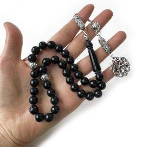 Cuentas de Oración Musulmanas de 10 mm, 33 Cuentas, Cuentas de Oración Islámicas, Pulsera de Traje de Baño, Cuentas de Oración de Madera Eléctrica, Kehribar Tesbih - Product Image 2