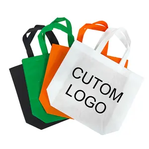 High Quality Reusable Non-Woven Tote Shopping Bag Custom Cheap Printed Logo