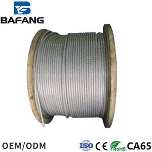 Различные типы стальных канатов 7*7, 7*19, 1*19, 6*36 с прозрачным/черным/красным/белым/цветным ПВХ-покрытием, диаметр 0.3-20 мм - Product Image 4