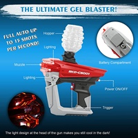 Pistolet lumineux électrique SKD pour jeux de bataille en plein air, tir de balles souples