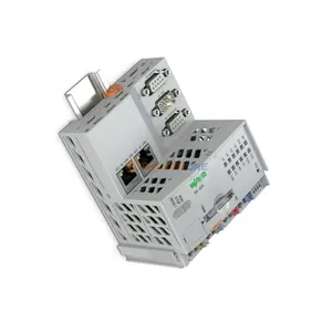Controlador PLC 750-8216 Controlador PFC200; 2ª generación; 2 x ETHERNET, 485/-, CAN, CANopen, PROFIBUS Slave