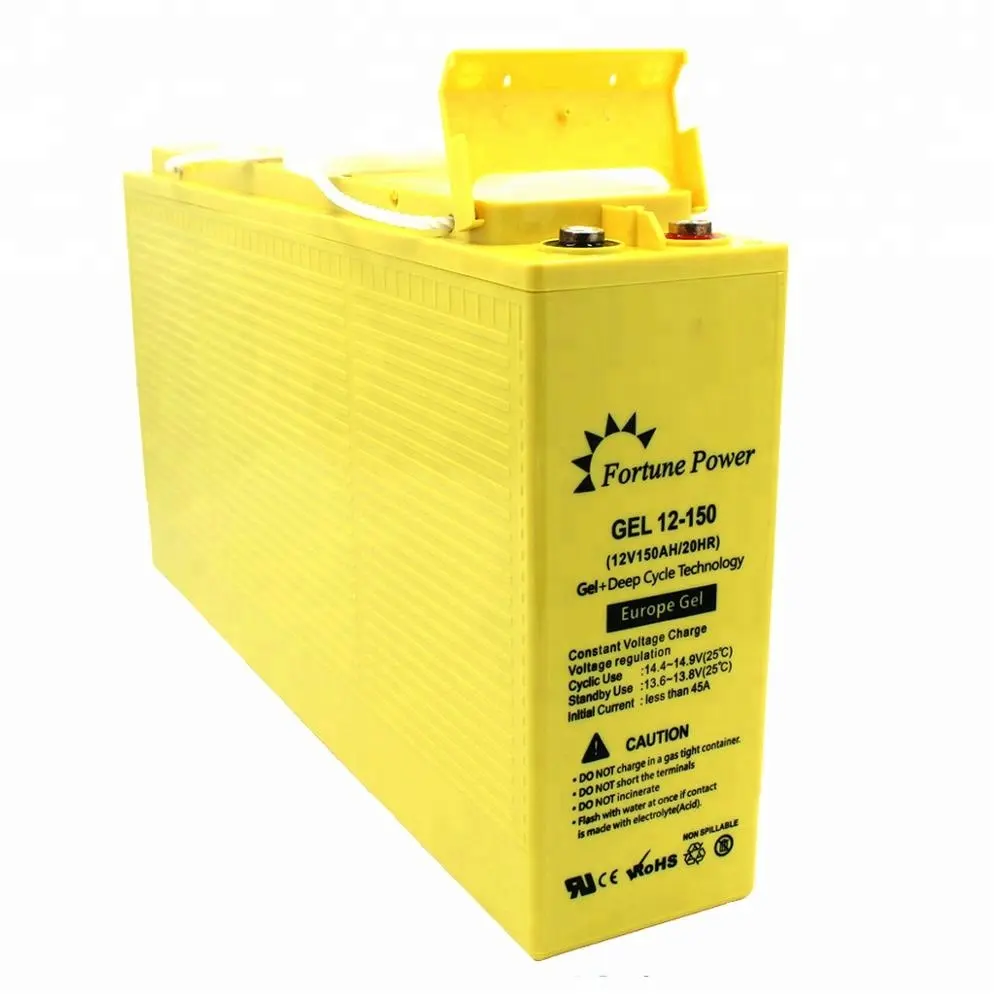 12V Gel Batterij 150am Holland Deep Cucle Solar Battery Gel 12V Gel Batterij Gratis Verzending