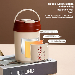 Mug à café portable, tasse à latte portable, tasse isotherme en acier inoxydable 304 de haute qualité - Product Image 4