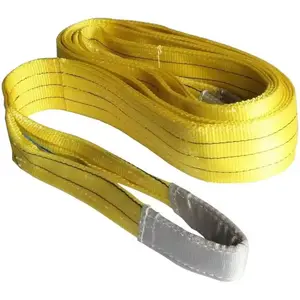 Hochwertige 3T 4/5/6M Polyester-Flachband Lifting-Schlinge