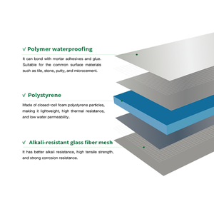 Panel <span class=keywords><strong>de</strong></span> Soporte para Azulejos <span class=keywords><strong>de</strong></span> <span class=keywords><strong>Poliestireno</strong></span> <span class=keywords><strong>Extruido</strong></span> <span class=keywords><strong>de</strong></span> Diseño Moderno, Impermeable, para Aislamiento <span class=keywords><strong>de</strong></span> Calefacción por Suelo Radiante, Espuma <span class=keywords><strong>de</strong></span> Cemento <span class=keywords><strong>XPS</strong></span> - Product Image 4