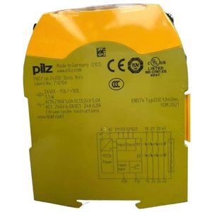 Pilz Pnoz S6 Safety <b>Relay</b> 24Vdc 3n/o 1n/c 6.0A Output Industrial Use - Product Image 1