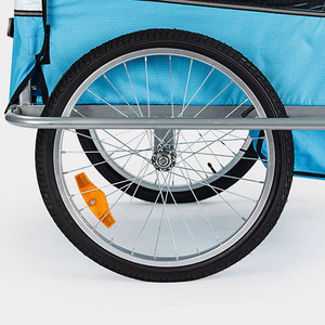 Portabiciclette pieghevole per bambini con rimorchio per bicicletta per bambini singolo e doppio passeggero - Product Image 4