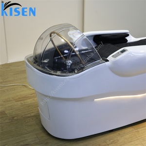 KISEN Comfortable Electric Massage Lay Down Chair Washing Salon Shampoo <b>Bed</b> Water Therapy Massage Head Spa Shampoo <b>Bed</b> - Product Image 5