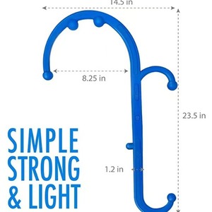 2025 strumenti di massaggio con punto di innesco sul retro e sul collo per auto-sollievo e auto-massaggio per il corpo con gancio - Product Image 2