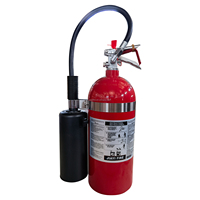 Extincteur à CO2 en aluminium de type nord/amérique du Sud, fourni par l'usine, 5LBS/10LBS/20LBS pour les écoles/bureaux/hôpitaux