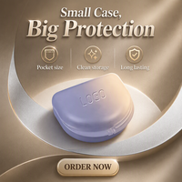 Boîte de rangement portable et légère pour appareil orthodontique magnétique, étui de voyage pour aligneurs dentaires et appareils orthodontiques pour adultes