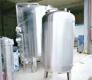 Ligne complète de production d'eau pure par osmose inverse en acier inoxydable 304 à deux étages 1000 LPH, eau distillée - Product Image 6