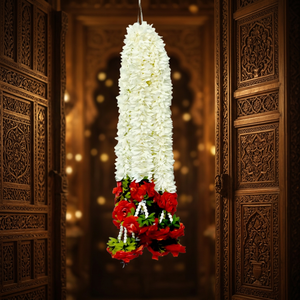 Guirnalda de Flores Artificiales con Perlas de Rosa AFF-Garland-8.4 Precio Rs.1200/10 piezas - Product Image 3