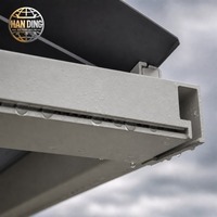 Pergola en aluminium pour buffet brunch, toit à lames motorisées, bioclimatique, gazebo de jardin extérieur, imperméable