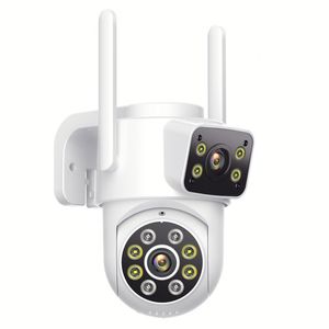กล้องรักษาความปลอดภัย 2in1 พร้อมไฟ LED RGB 360 °   กล้องวงจรปิด Pan-Tilt AI แบบ IP Wifi ระยะ 50 เมตร มาตรฐาน IP67 รองรับ 4G จำนวน 1 ตัว ขนาดเล็ก สำหรับใช้ภายใน<span class=keywords><strong>บ้าน</strong></span> ได้รับการรีวิว 5 ดาว - Product Image 1