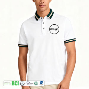 Camisas Polo de Lujo para Hombre, Ropa de Trabajo Personalizada de Verano, Camisas de Manga Corta con Solapa, Logotipo Bordado, Camiseta Polo de Algodón de Marca para Hombre - Product Image 1