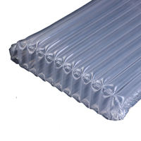 Sac à coussin d'air antichoc à 14 colonnes, sac d'emballage gonflable en plastique PAPE, protection pour ordinateur portable 14*15