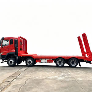 Camión de plataforma plana 6x4 nuevo para transporte de maquinaria de construcción, diésel, camión de plataforma baja, camión de carga de 35 toneladas - Product Image 1