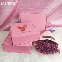 Boîte d'emballage cadeau en carton ondulé pour cosmétiques avec logo personnalisé, boîte d'expédition pliable en carton, boîte de courrier vide en papier kraft