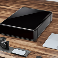Disque dur externe Elecom 8 To - Compatible SeeQVault, prise en charge 4K, USB 3.0, conception silencieuse sans ventilateur pour ordinateur de bureau ELD-QEN080UBK/E