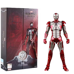 Figura de Acción Original de Marvel a Escala 1/10 de Zd Toys, Iron Man Edición 10.º Aniversario <span class=keywords><strong>MK</strong></span> 5, Modelo de Plástico con Articulaciones Móviles, Sin Iluminación - Product Image 1