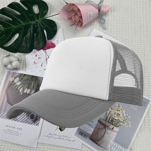 Wholesale Custom Logo 5-Panel Cotton Baseball Trucker Cap Embroidered Bucket <b>Hat</b> With Mesh Foam Sport Gorras Gorros - Product Image 3