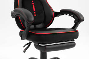 Chaise de <span class=keywords><strong>bureau</strong></span> de luxe moderne en velours et cuir polyuréthane chaise de jeu de course rotative pour adultes à vendre - Product Image 6