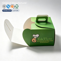 Boîte d'emballage alimentaire pour desserts personnalisable en usine, écologique, recyclable, avec gaufrage à chaud or et pelliculage mat 2mm, pour sushi et lait