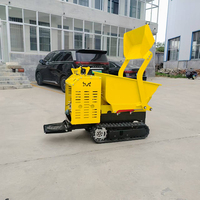 Usine nouvelle chenille Dumper 500kg entièrement hydraulique Euro 5 moteur diesel démarrage électrique vente chaude usage domestique Mini décharge avec pelle