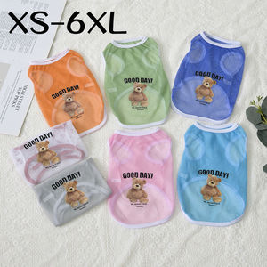 Gilet d'été en maille pour chien, imprimé ours en peluche, vêtements respirants pour animaux de compagnie, XS-6XL, pour chats et chiens - Product Image 1