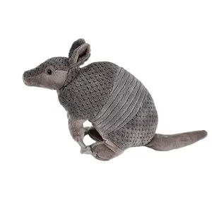 Tiburón de peluche de 12 pulgadas para niños, Armadillo de peluche de color gris, decoración de Halloween, 2169