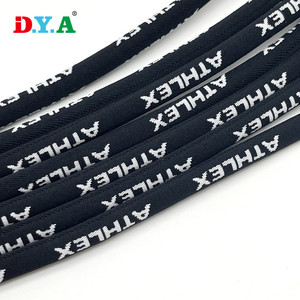 Biểu Tượng Tùy Chỉnh <span class=keywords><strong>Jacquard</strong></span> Dây Dệt Nylon Sợi Dây Thừng Thư Vòng Polyester Dây Cho Hàng May Mặc Dây Kéo - Product Image 2