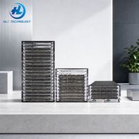 S12504F-AF Chasis de Switch de Enrutamiento Ethernet Modular de 4 Ranuras, Dispositivo de Unidad de Estación de Agregación de Datos de Capa 3 Administrado de Alta Densidad