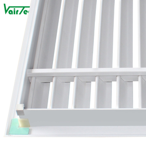 PVC nhựa trở lại không khí lưới tản nhiệt tường xả không khí louver điều hòa không khí đăng ký cho thông gió - Product Image 5