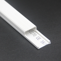 Goulotte de protection de câbles en PVC rigide de style européen - Sans halogène, ignifuge, résistant aux UV et à la chaleur pour fils électriques