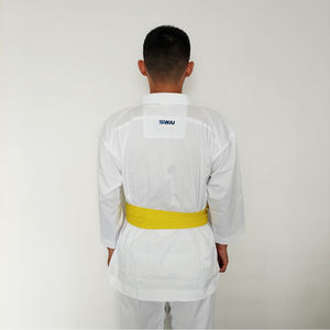 Venta al por mayor personalizado Kimono Wkf aprobado Uniforme De Karate Gi Equipo De Entrenamiento <span class=keywords><strong>Smai</strong></span> Karate Uniforme - Product Image 4