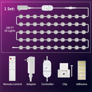Andysom <span class=keywords><strong>LED</strong></span> mái hiên ánh sáng vĩnh viễn giáng sinh ánh sáng thông minh ngoài trời rgbic <span class=keywords><strong>pixel</strong></span> <span class=keywords><strong>LED</strong></span> điểm ánh sáng - Product Image 3